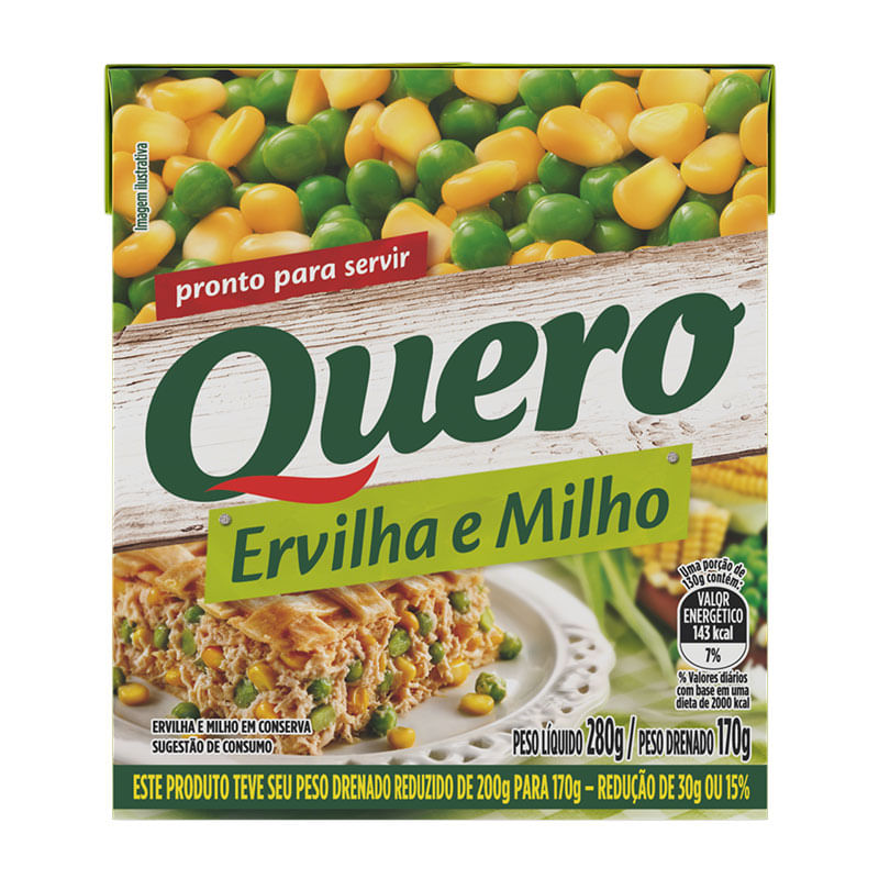 Ervilha e Milho Quero 170g