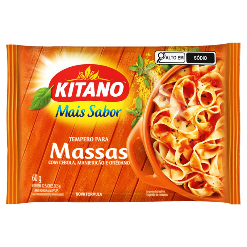 Tempero Kitano Mais Sabor Massas 60g