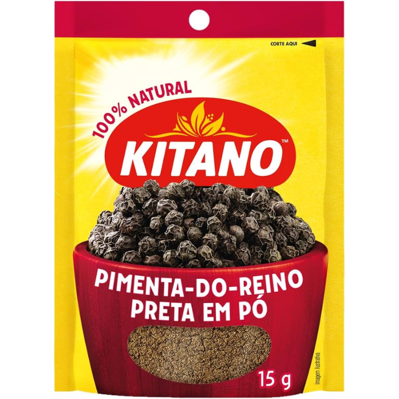 Pimenta Reino Preta Kitano 15g