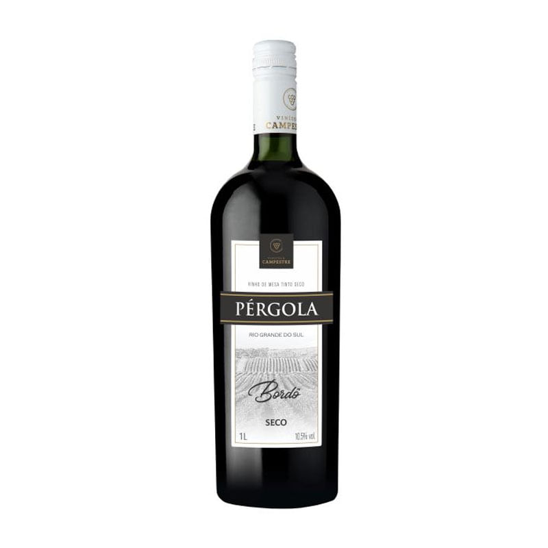 Vinho Branco Pérgola Tinto Seco Bordô 1L