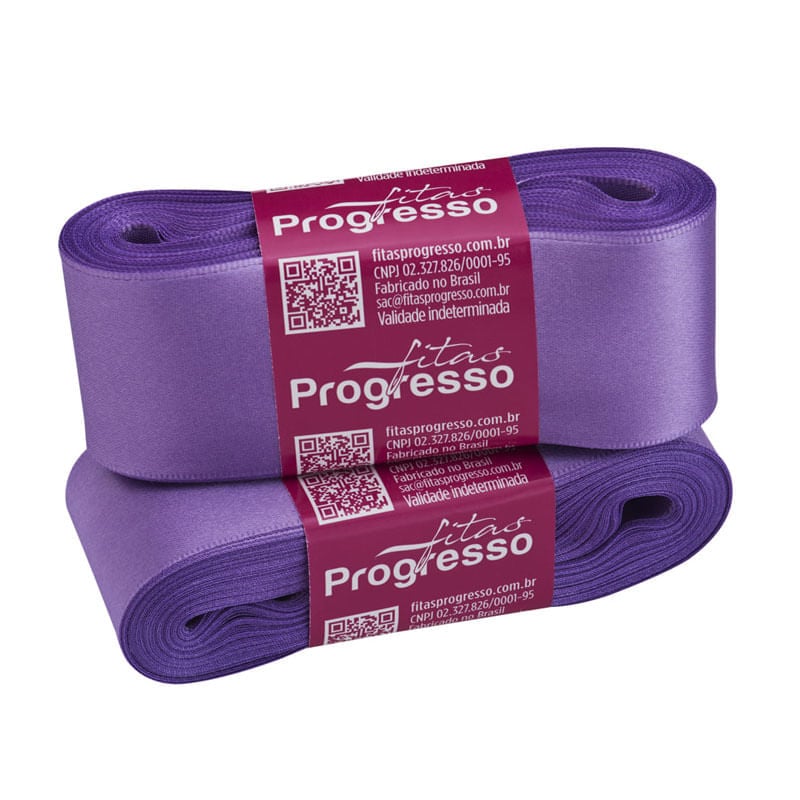 Fita Progresso Cetim CF009 38mm 356 Lilás Lavanda