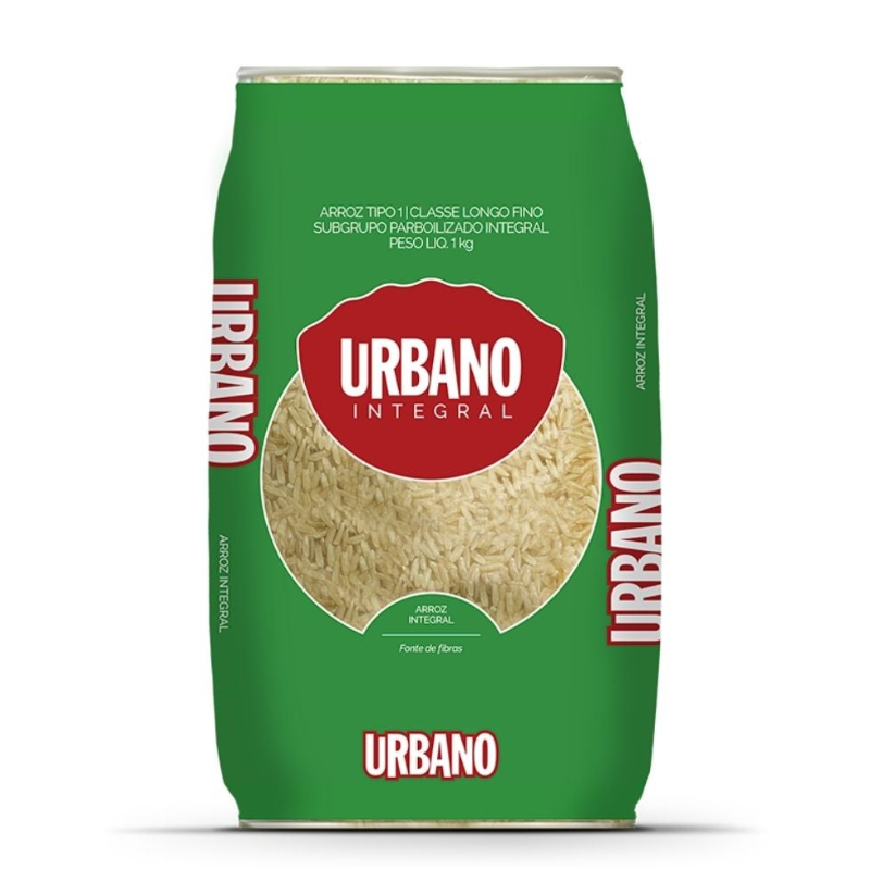 Arroz Urbano Integral Parboilizado 1kg