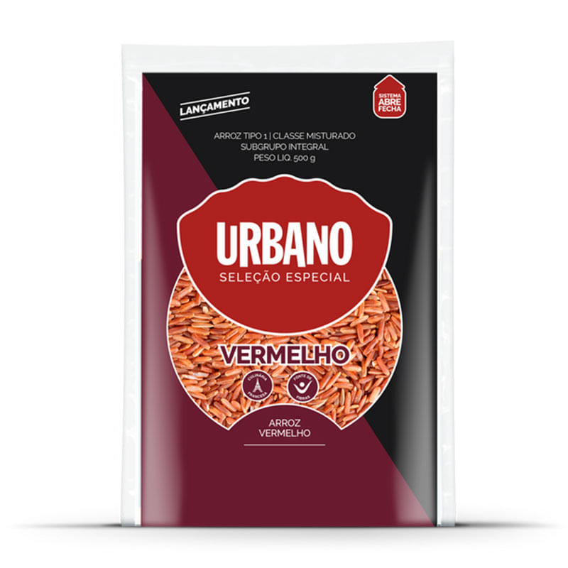 Arroz Urbano Vermelho 500g