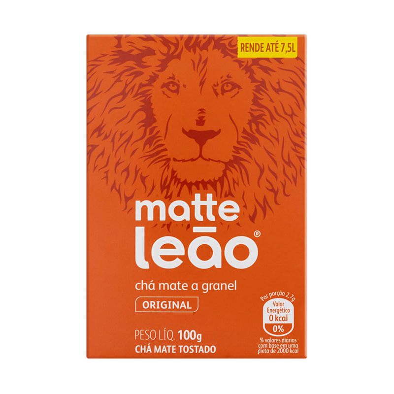 Chá Leão Mate Original Granel 100g