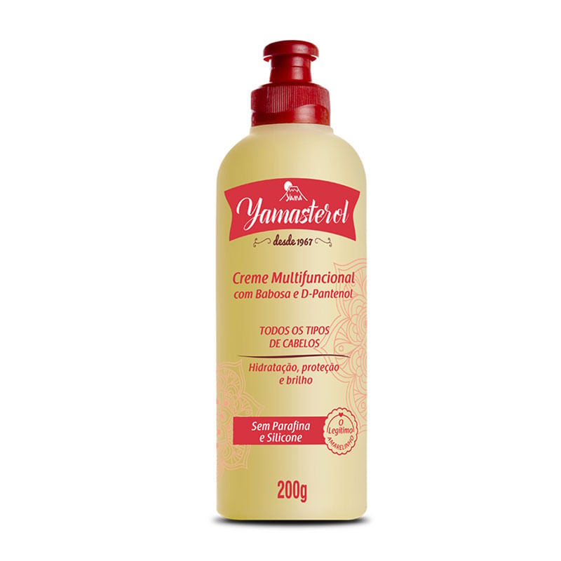 Creme para Cabelo Multifuncional Yamasterol 200g Babosa