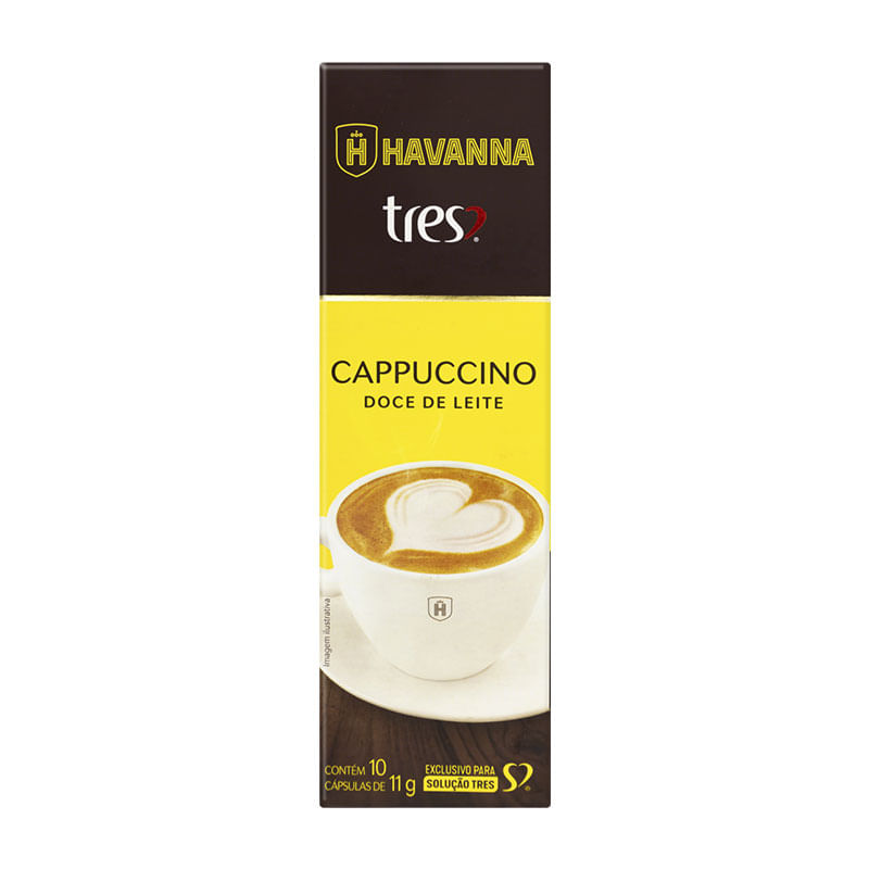 Capsula de Cappuccino Três Doce de Leite Havanna 10X11g