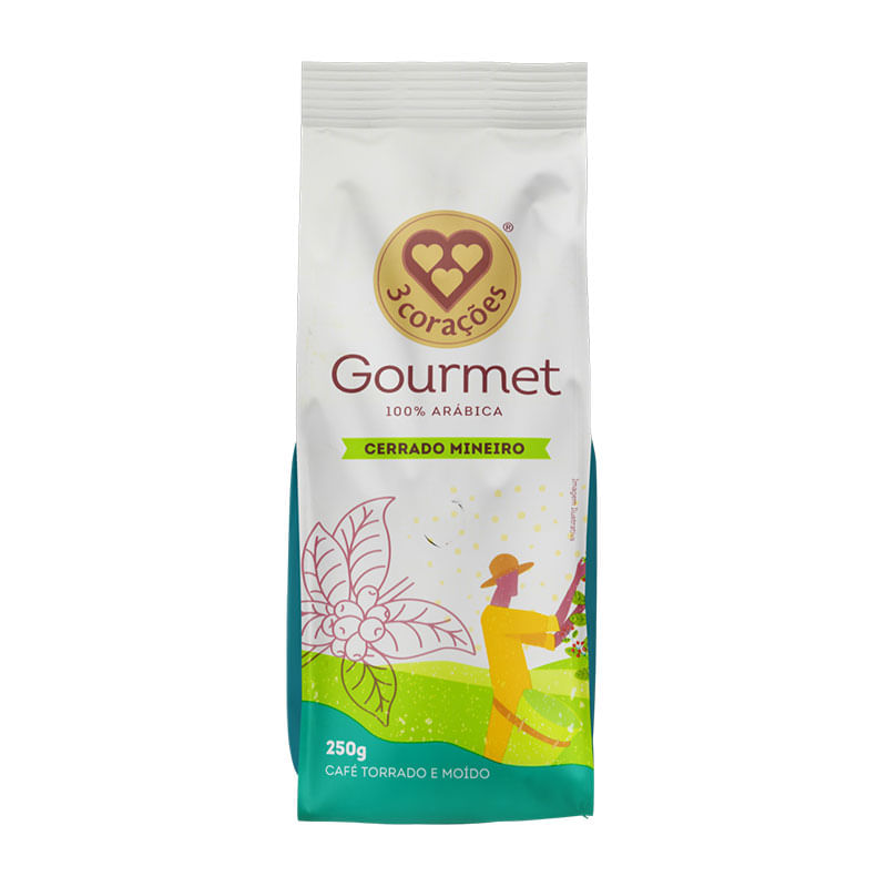 Café Moído Três Corações Goumert Cerrado Mineiro 250g