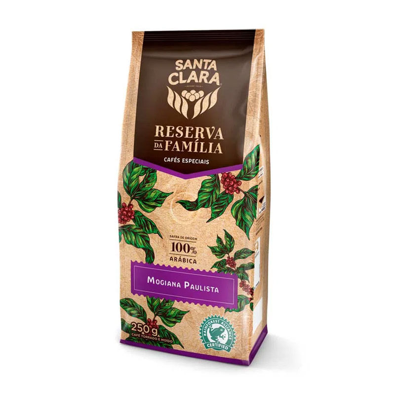Café Moído Santa Clara Reserva Família Morgiana Paulista 250g
