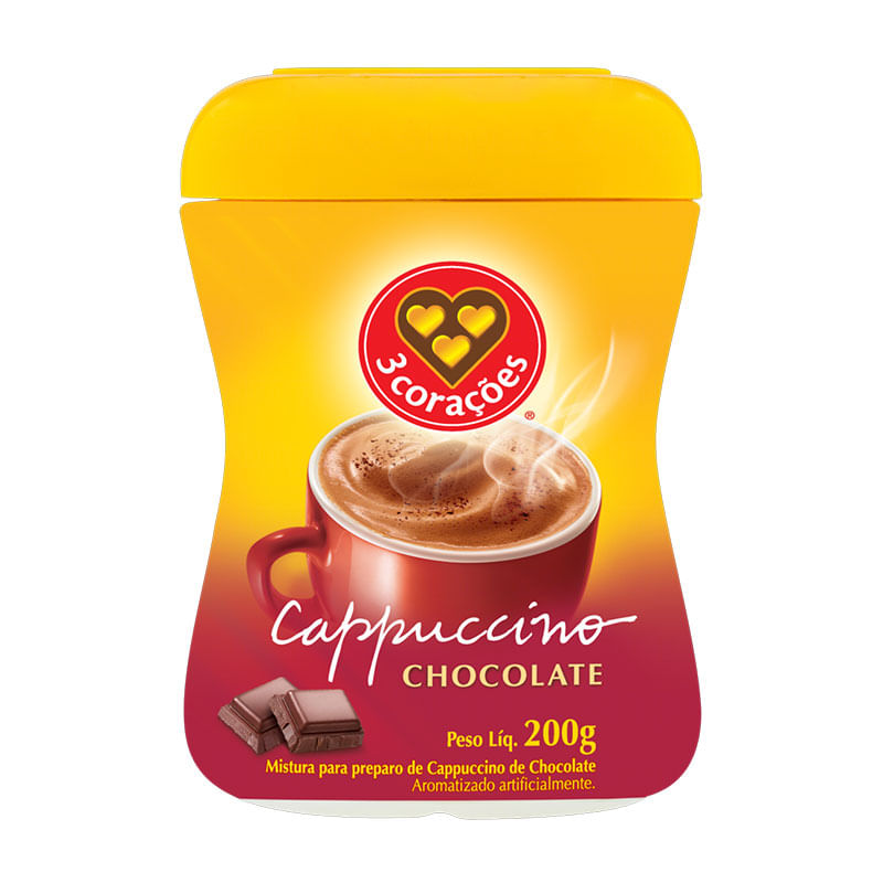 Cappuccino Três Corações Chocolatto 200g