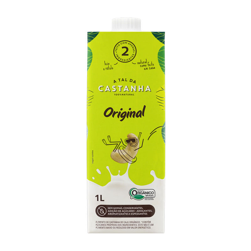 Bebida a Base de Castanha A Tal Da Castanha Original 1L