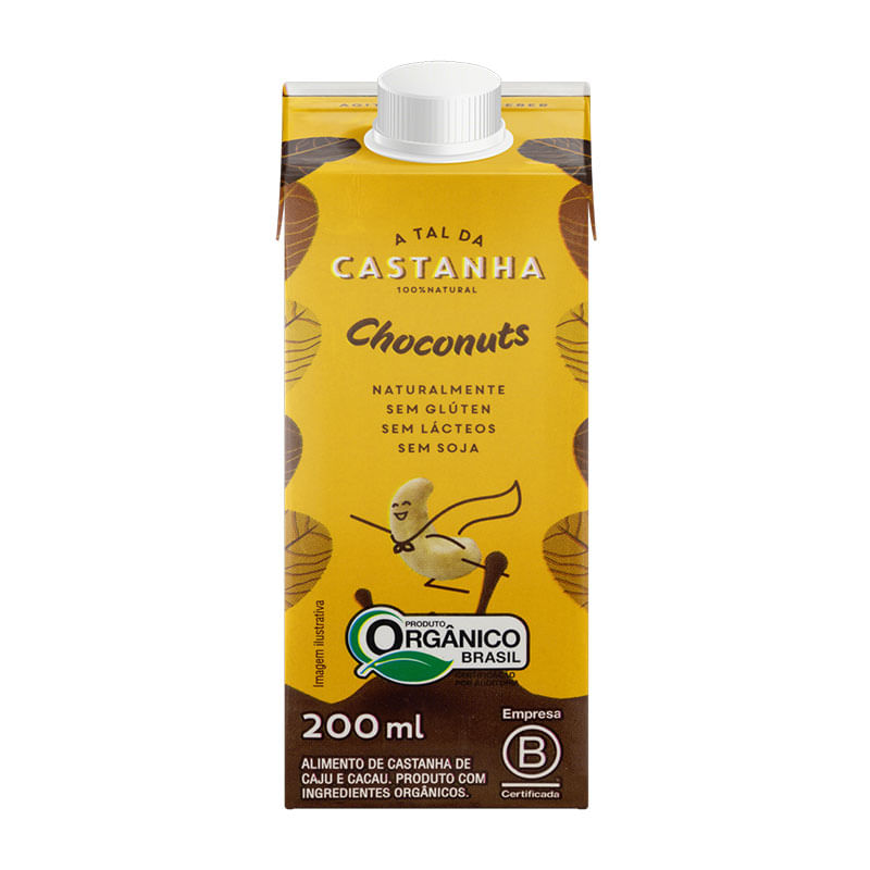 Bebida a Base de Castanha A Tal Da Castanha Chocnuts 200ml