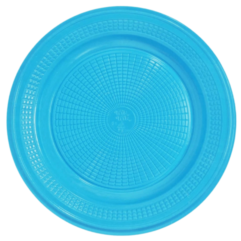 Prato Biodegradável Trik Trik 15cm Azul Claro