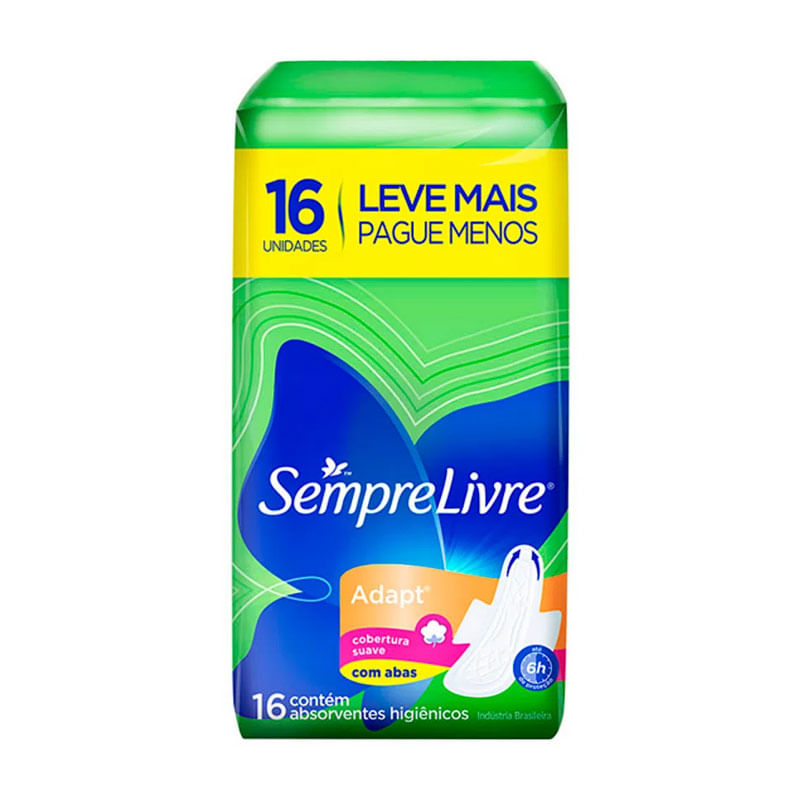 Absorvente Sempre Livre Suave Com Abas 16un Especial