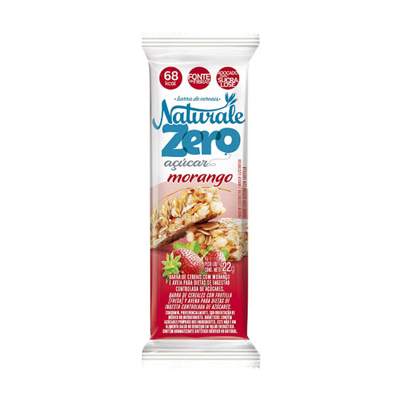 Barra Cereal Morango Zero Açucar 22g