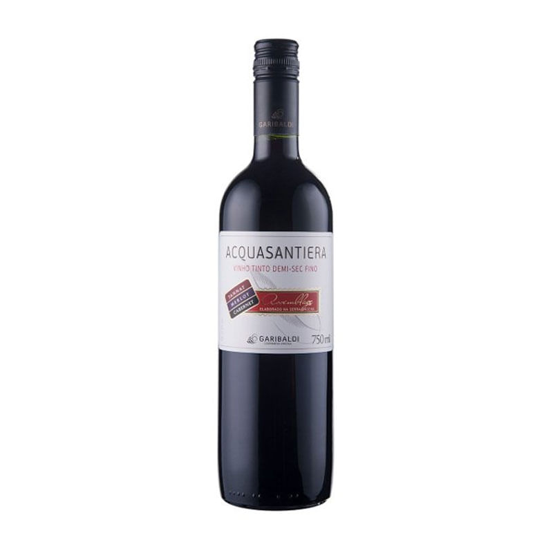 Vinho Acquasantiera Reserva Tinto Demi Seco 750ml
