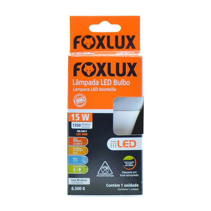 Lâmpada Led Bulbo 15w Led 9023