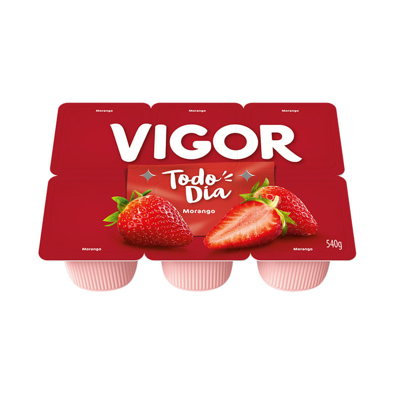 Bebida Láctea Vigor Morango 540g
