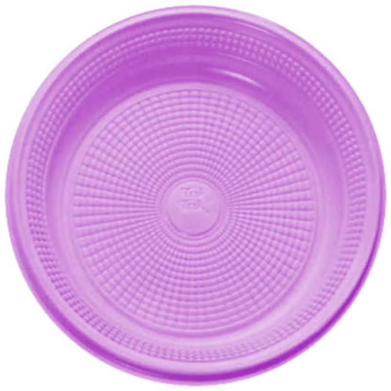 Prato Biodegradável Trik Trik 15cm Lilás 10un