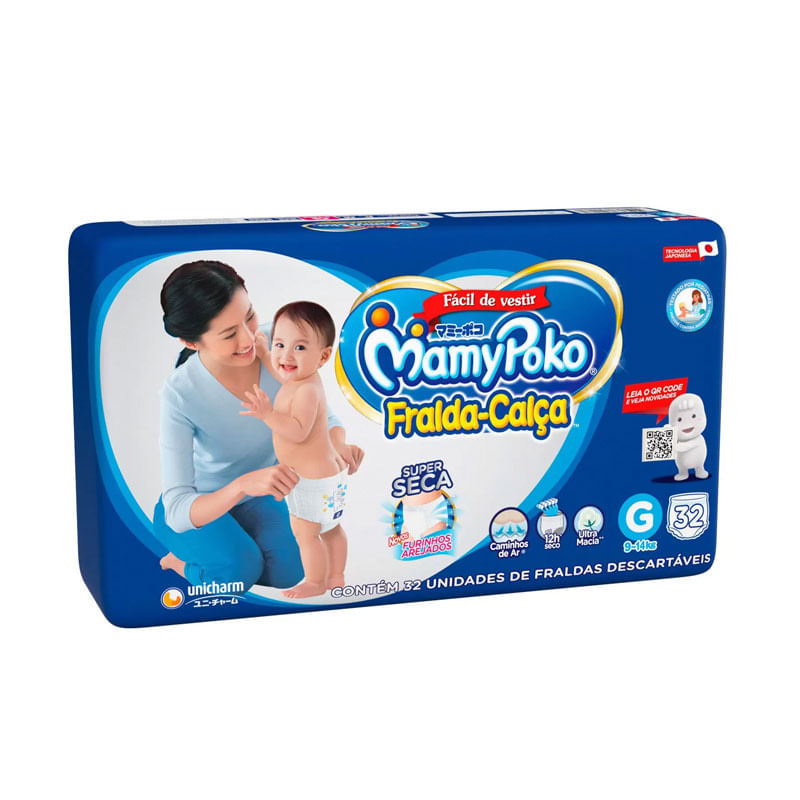 Fralda Descartável Mamypoko Calça Jumbo G 32un