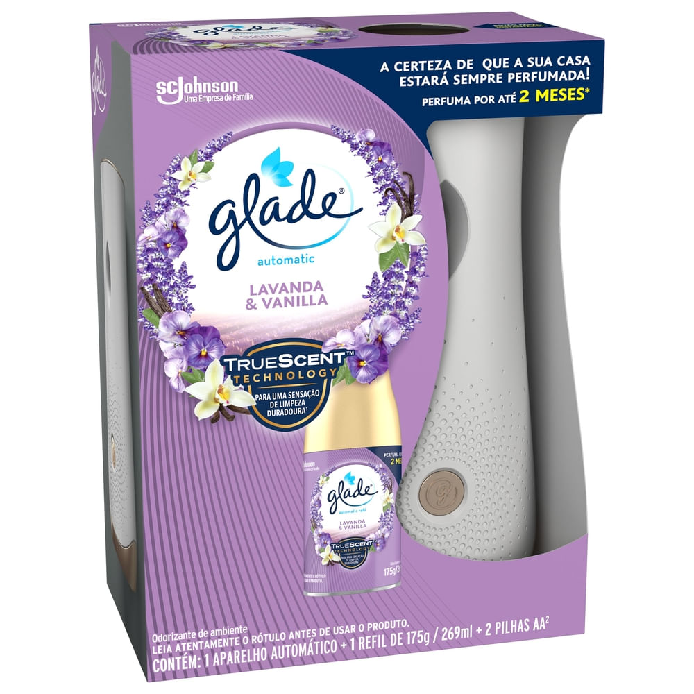 Aparelho Glade 3 em 1 Automatic Lavanda e Vanilla 269ml