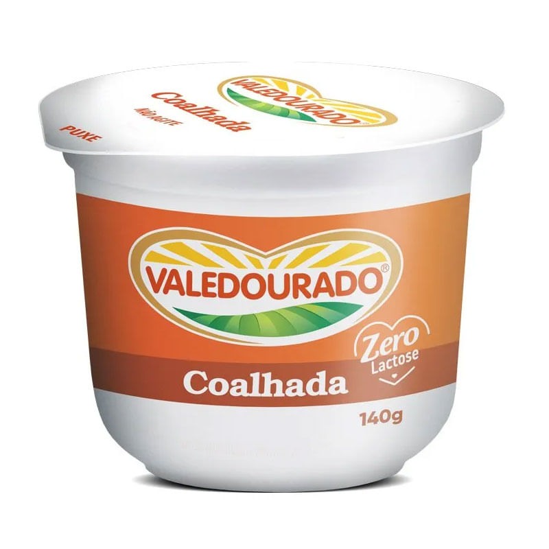 Coalhada Valedourado Integral Zero Lactose 140g