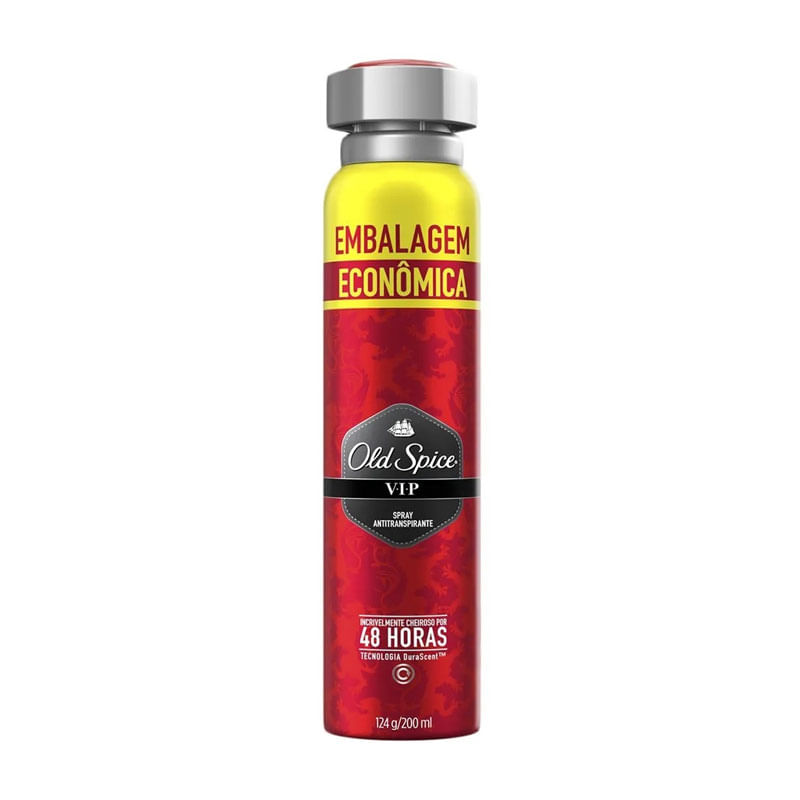 Desodorante Aerosol Vip Old Spice 124g Vip Promocional