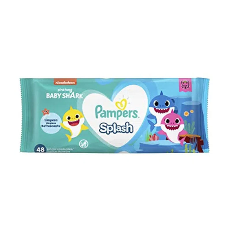 Toalha Umdecina Pampers Splash Baby Shark