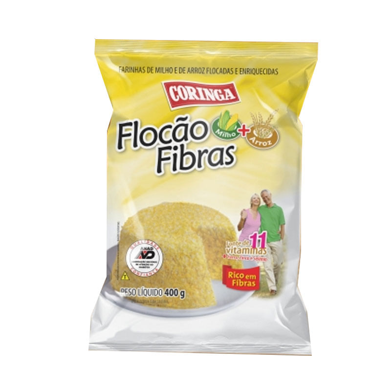 Flocão Fibras Milho & Arroz Coringa 400g