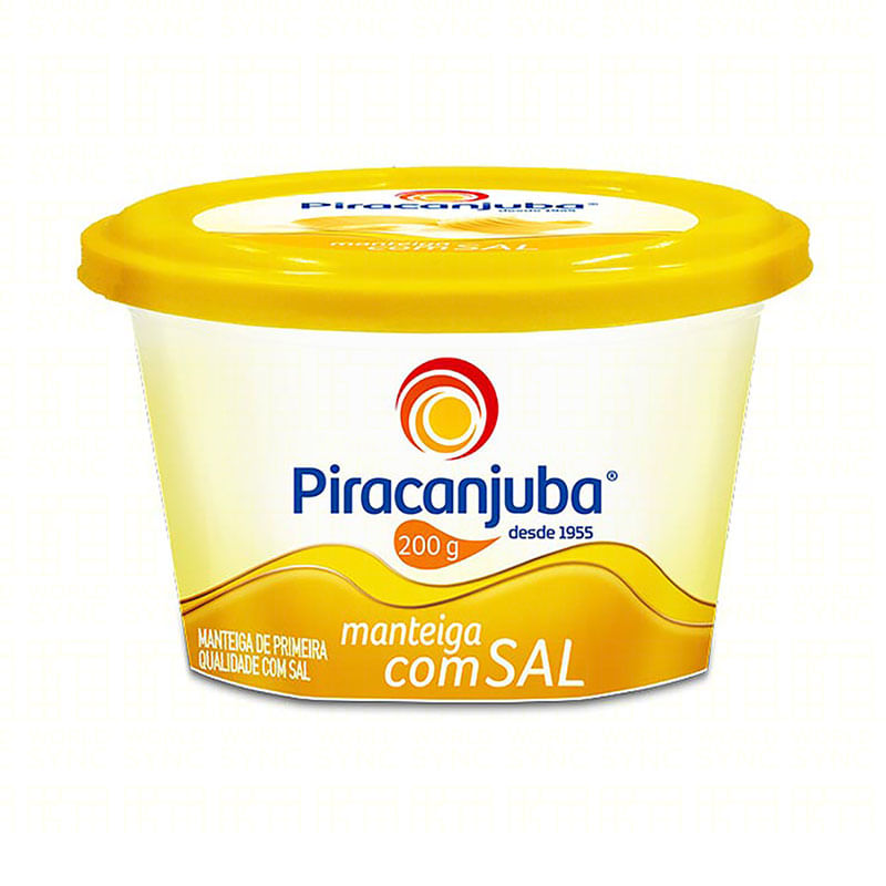 Manteiga Piracanjuba com Sal 200g