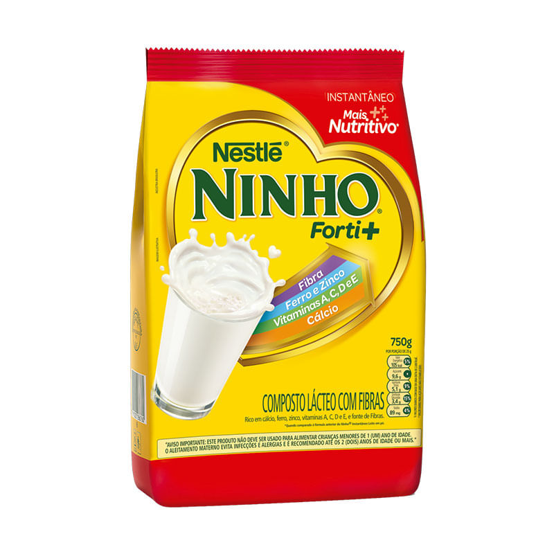 Composto Lácteo Ninho Instantâneo Forte+ 750g