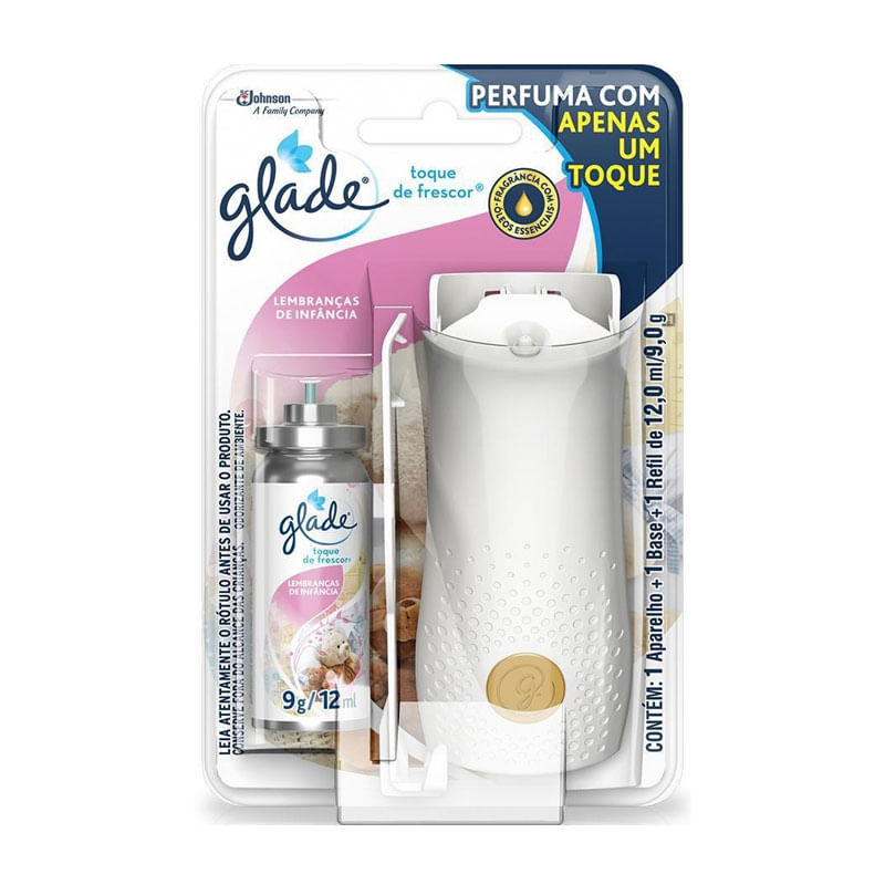 Odorizador de Ambiente Glade Toque de Frescor Lembranças de Infância 12ml