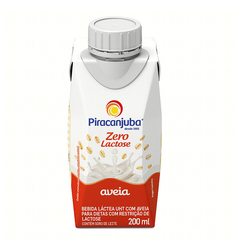 Bebiba Piracanjuba Zero Lactose Aveia  200ml