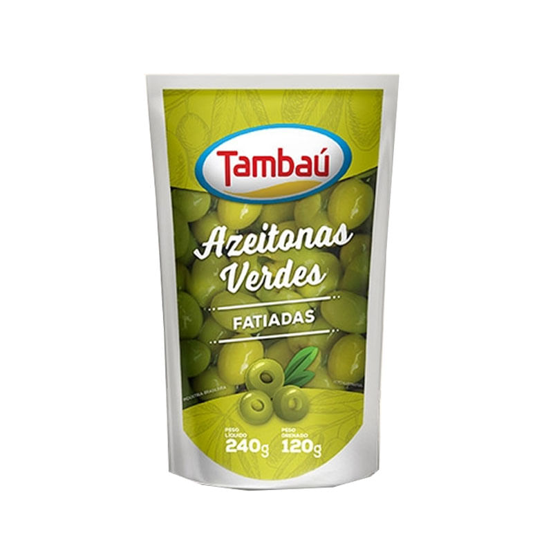 Azeitona Verde Tambau 120g Fatiada Pouch