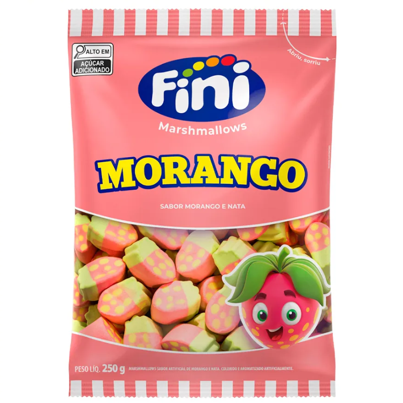 Marshmallows Fini Morango 250g
