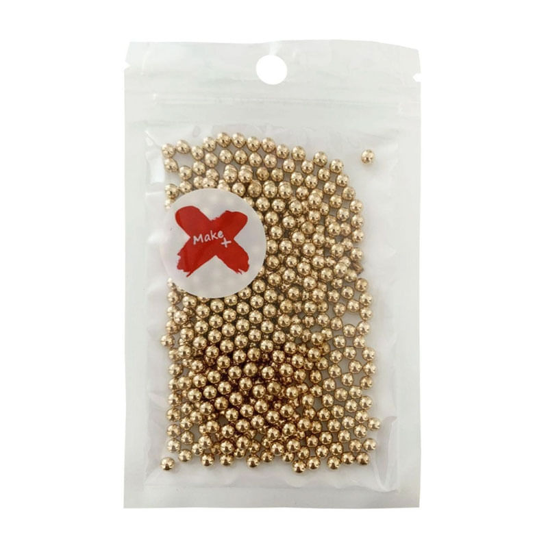 Pedra Pérola 4mm 17g Dourado