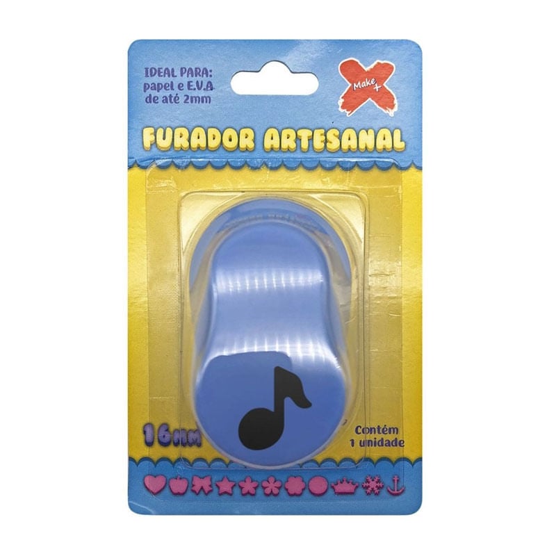 Furador de Eva 16mm Nota Musical