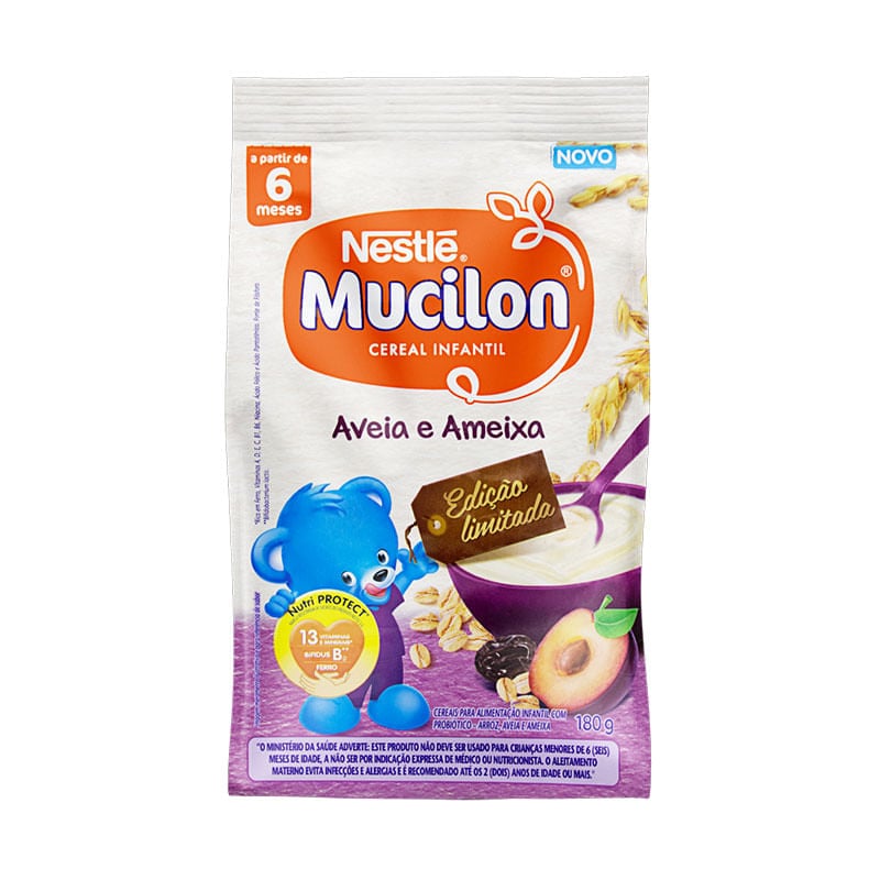 Mucilon Aveia e Ameixa 180g