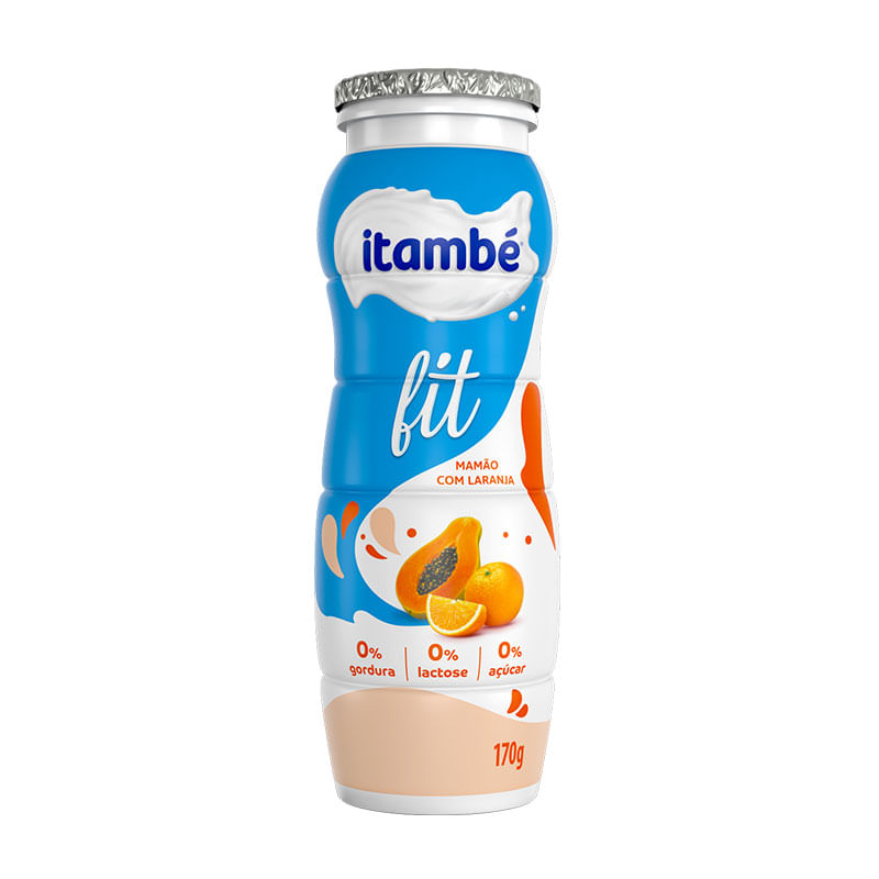 Iogurte Itambé Fit Mamão e Laranja 170g