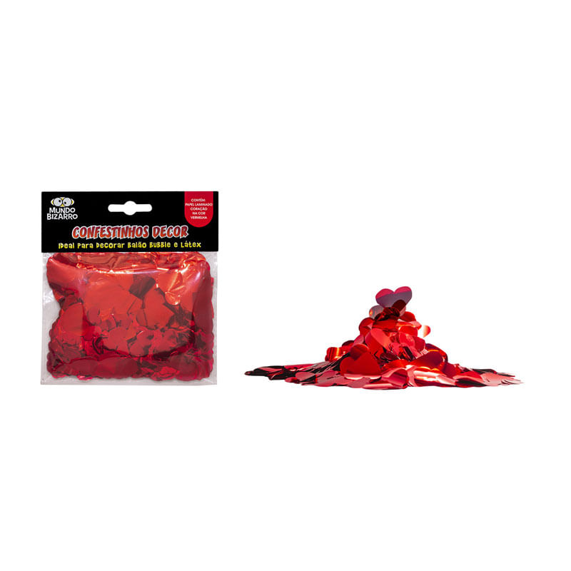 Confestinhos Mundo Bizarro Decor Coração 1un