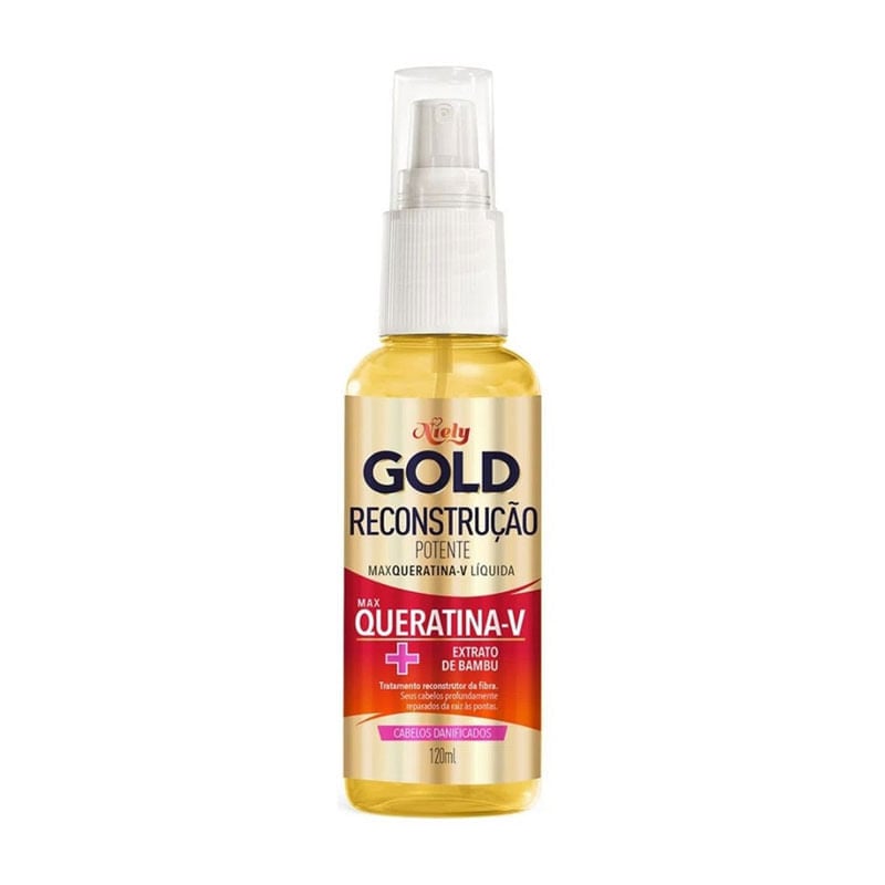 Queratina Spray Liquido Niely Gold 120ml