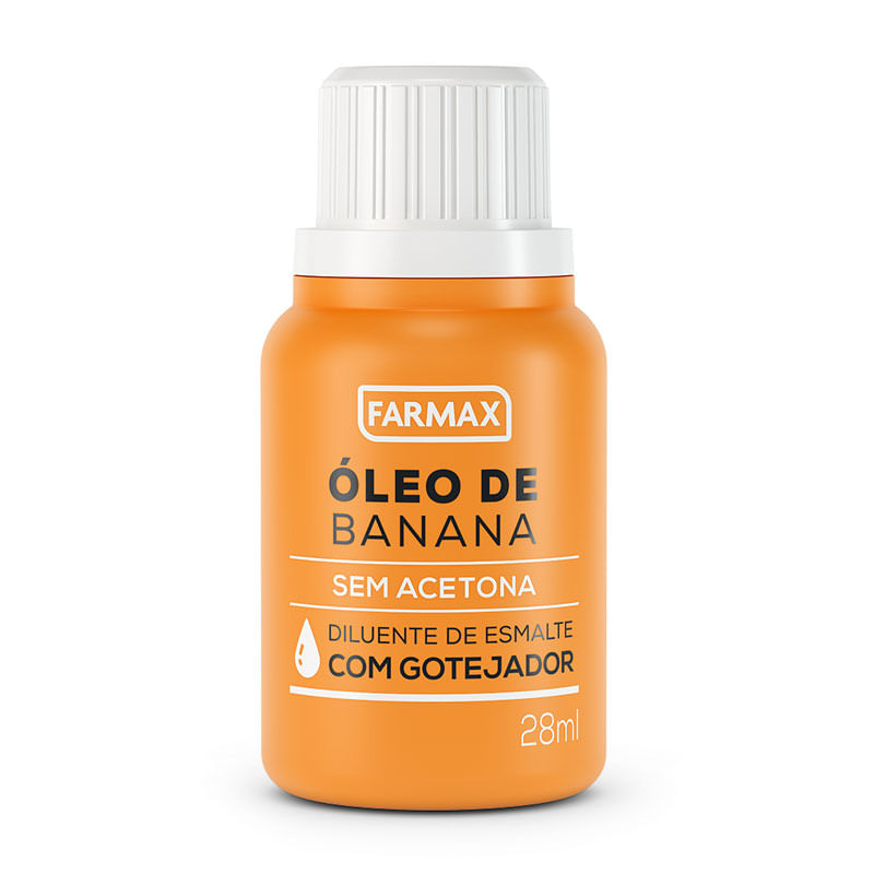 Óleo de Banana Farmax Diluente para Esmalte 28ml