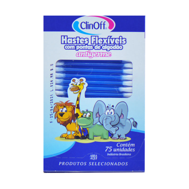 Hastes Flex ClinOff Antigerme 75un