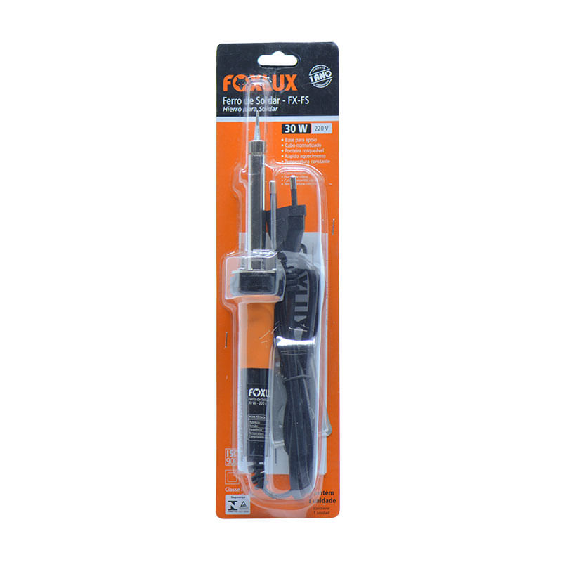 Ferro de Soldar 30w 220v Foxlux 2504