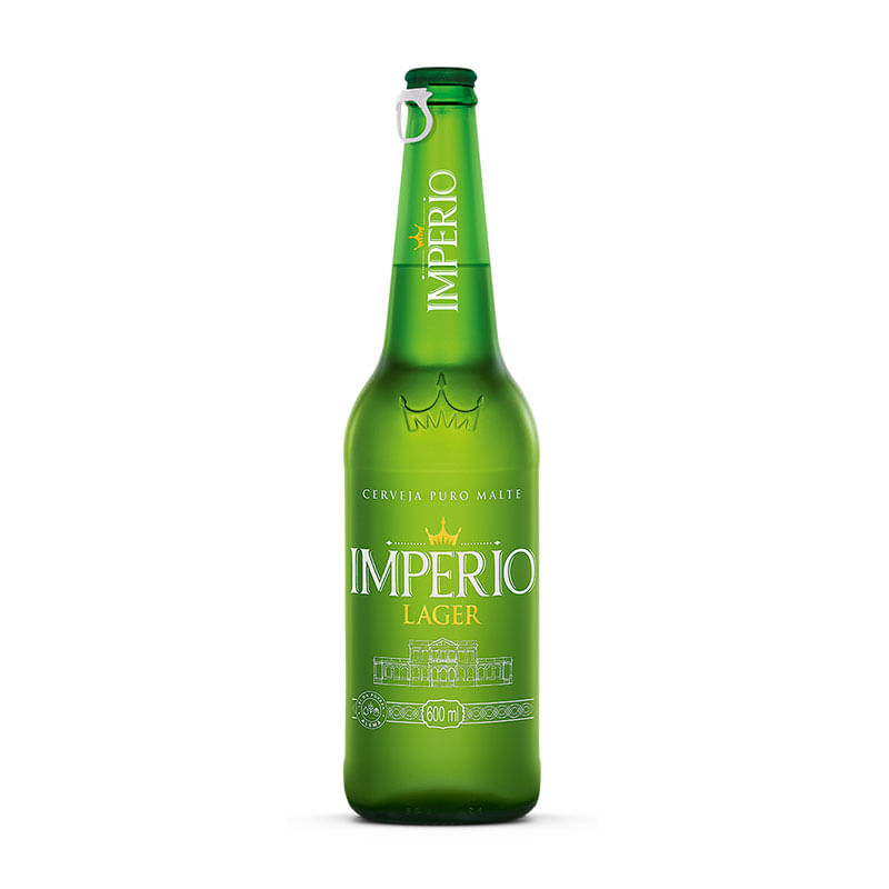 Cerveja Império Lager Garrafa 600ml