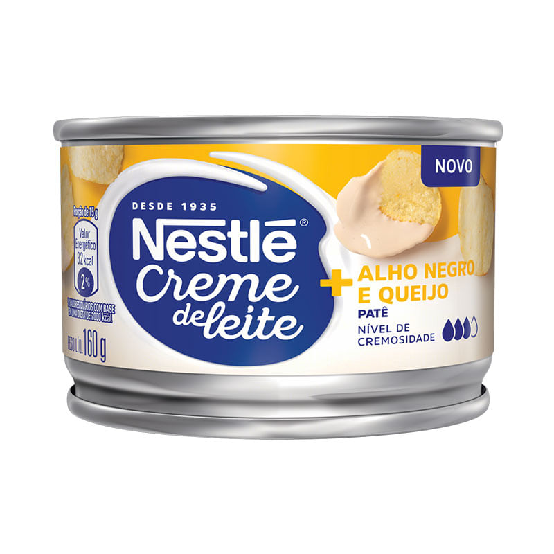 Patê Creme Nestlé Alho Negro Queijo 160G