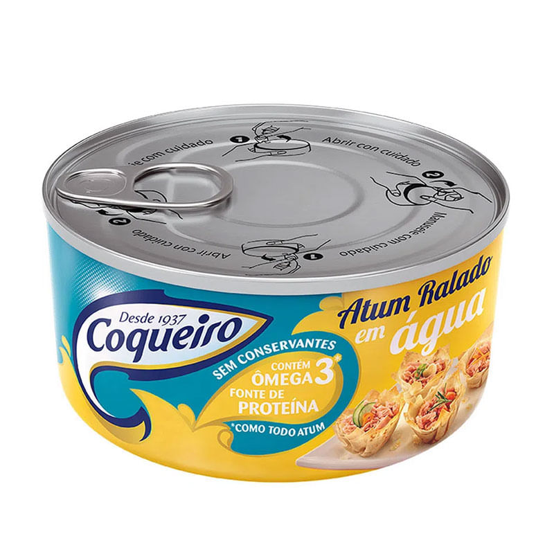 Atum Coqueiro Ralado Natural 170g 