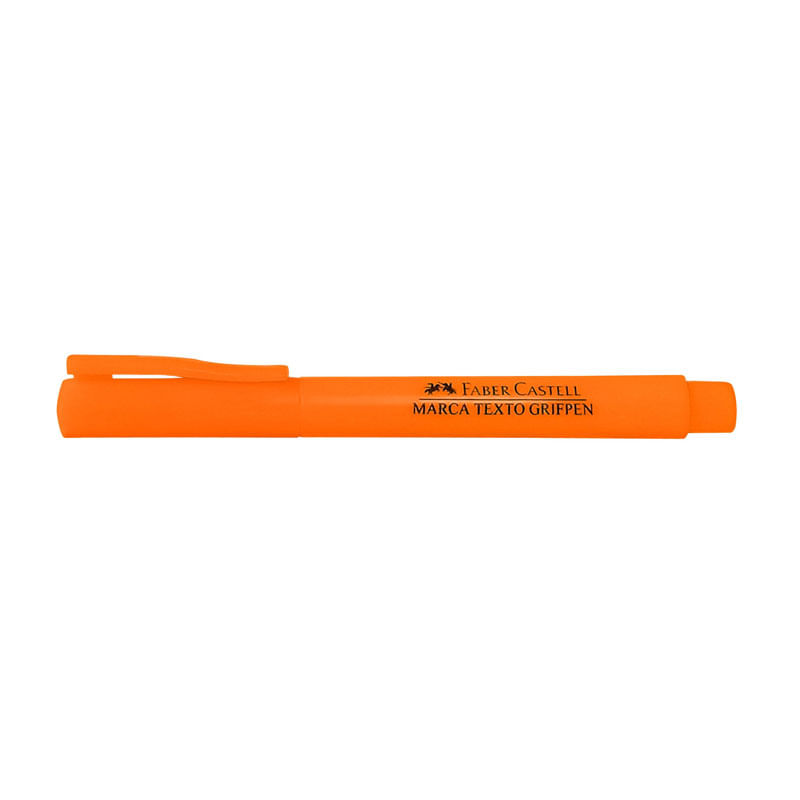 Parca Texto Laranja Caneta Faber Castell 1 Unidade