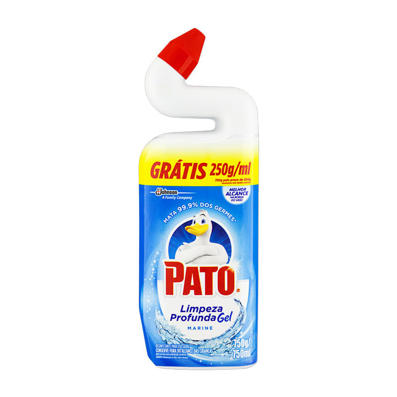 Desinfetante Sanitário Pato Germinex Marine Leve 750ml Pague 500ml