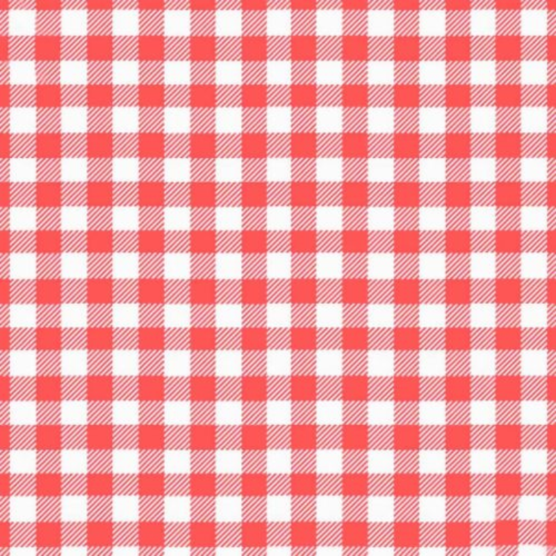 TNT Estampado Supper 1025 C Xadrez Vermelho/Branco 1,40m