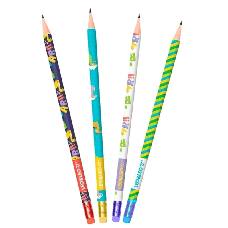 Lápis Preto HB Dino Leo e Leo 1un